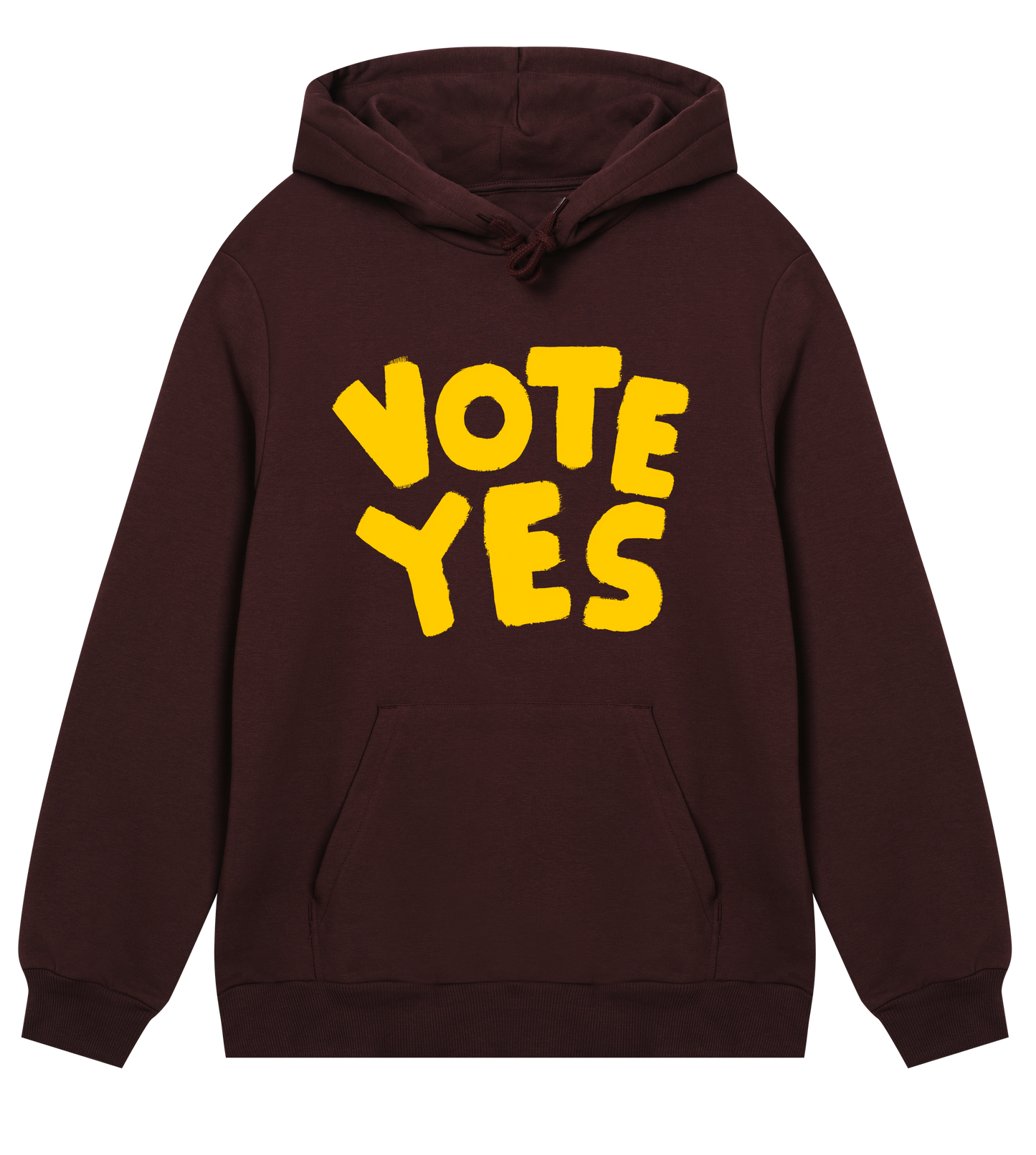 VOTE YES MAROON HOODIE